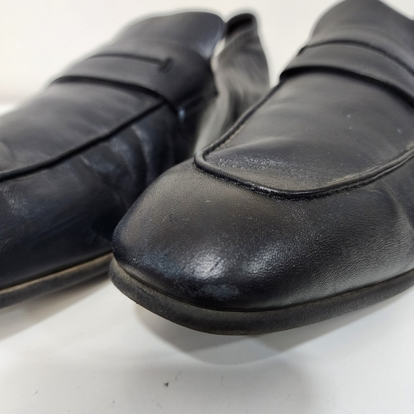 Zegna, deep navy blue leather size 9 - Picture 3 of 10